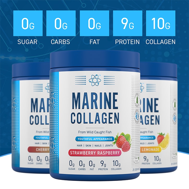 Applied Nutrition Marine Collagen Φράουλα & Βατόμουρο 300g